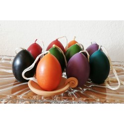 Candela uovo colorata